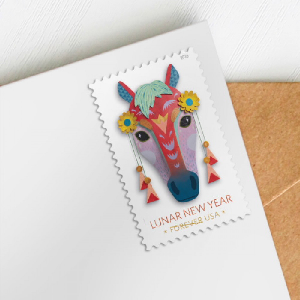 (2026) Lunar New Year: Year of the Horse Stamps, Sheet of 20