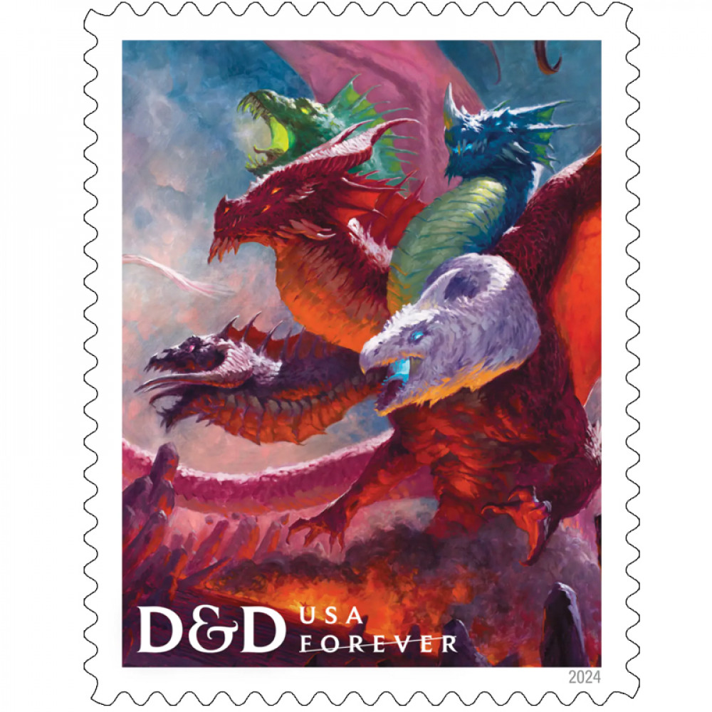 2024 forever stamps Dungeons & Dragons
