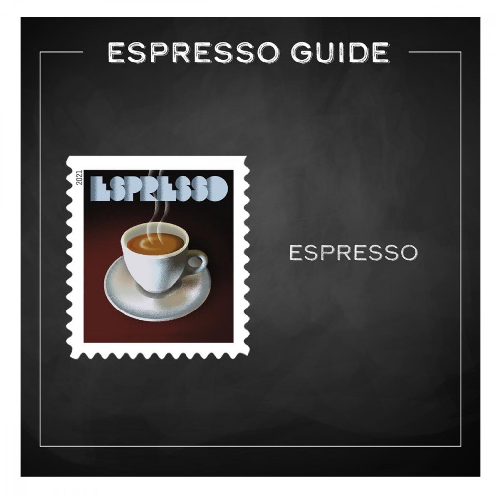 (2021) USPS Espresso Drinks Forever Coffee Stamps