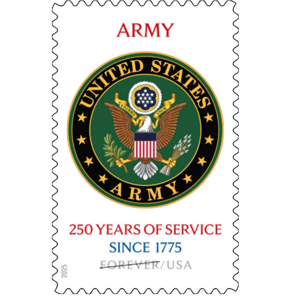 2025 U.S. Army 250th Stamps, Sheet of 20