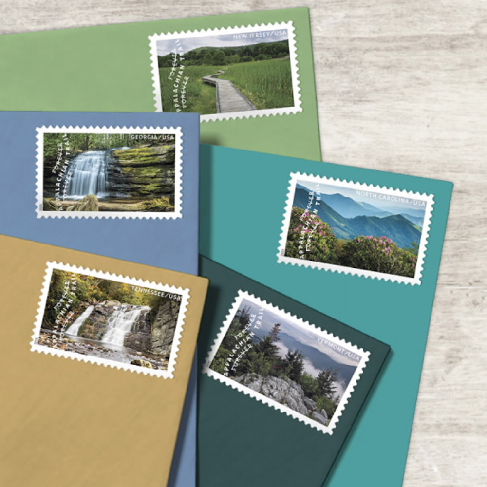 2025 The Appalachian Trail Forever Stamps, Sheet of 15 |Multiple Stamp Designs