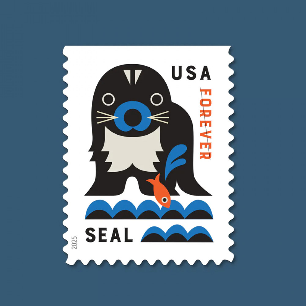 2025 Baby Wild Animals Stamps, Booklet of20