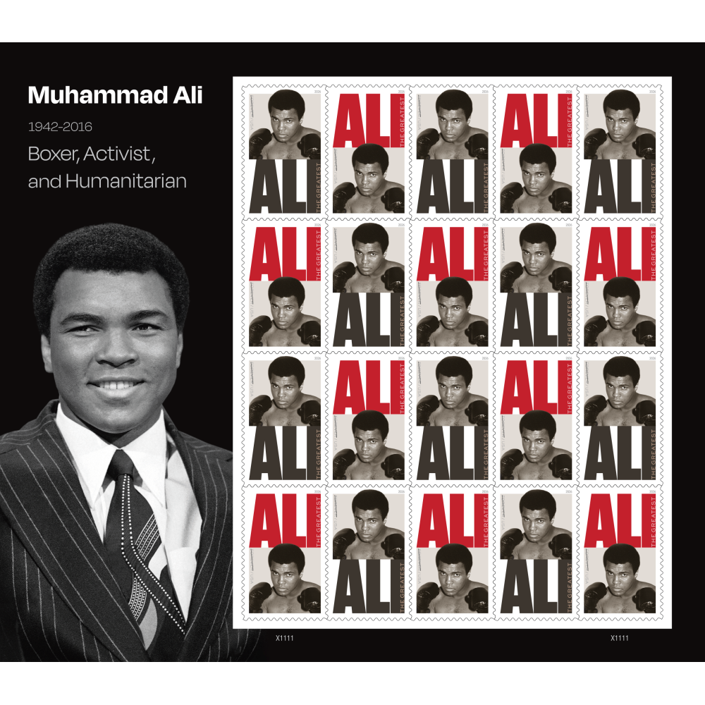 (2026) Muhammad Ali Stamps, Sheet of 20